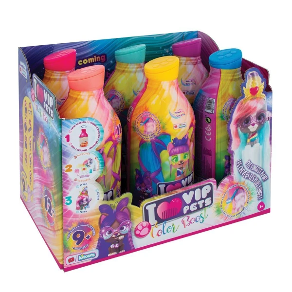 VIP PETS SERIES 2 COLOR BOOST COLLECTIBLE DOLL WITH EXTRA LONG HAIR