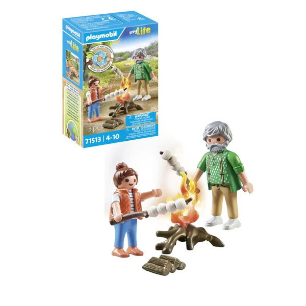 PLAYMOBIL CITY LIFE CAMPFIRE WITH MARSHMALLOWS