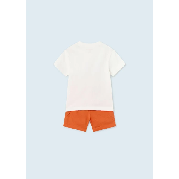 MAYORAL SET T-SHIRT SURF ORANGE