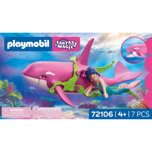 PLAYMOBIL FANTASY & MAGIC ORCA WITH MERMAID