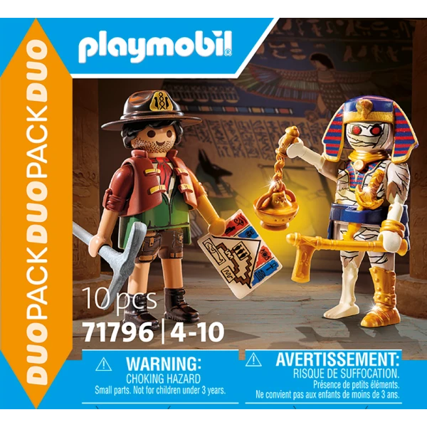PLAYMOBIL DUOPACK ΚΥΝΗΓΟΣ ΘΗΣΑΥΡΟΥ ΚΑΙ ΜΟΥΜΙΑ