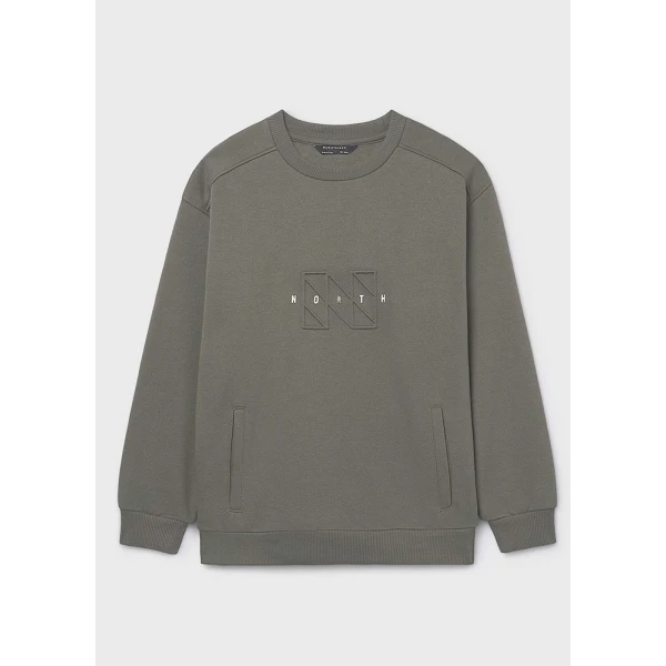 MAYORAL SWEATSHIRT EMBOSSED OLIVE 