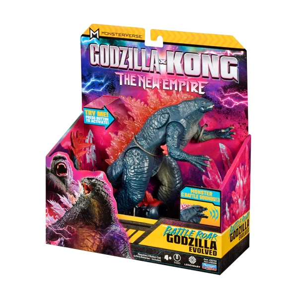 GODZILLA x KONG FIGURE 18 cm WITH SOUND - BATTLE ROAR GODZILLA EVOLVED