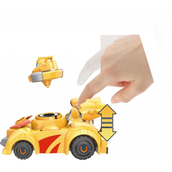 SUPER WINGS SUPER PET FREE WHEEL - SPINNING GOLDEN BOY & VEHICLE