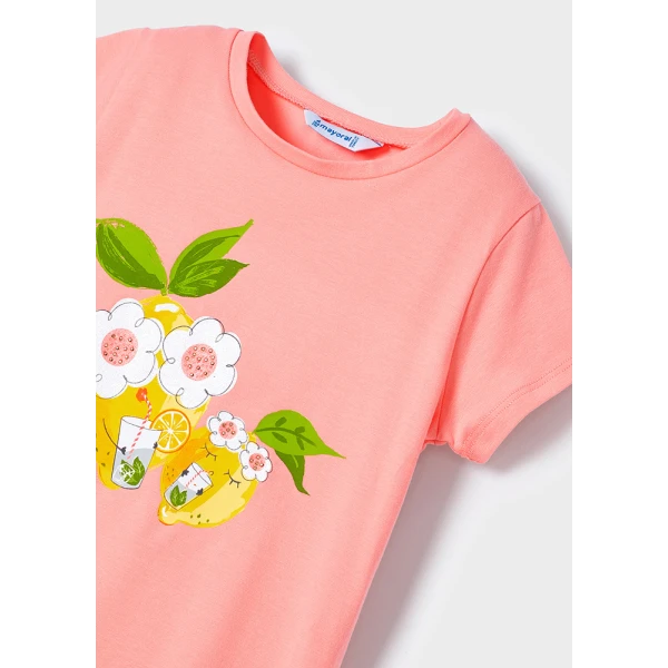 MAYORAL SHORT SLEEVES BLOUSE PINK SLAMON