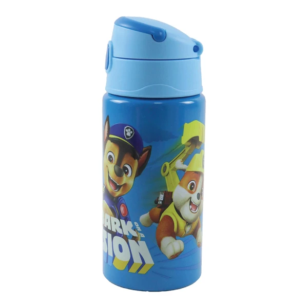 ALUMINUM FLIP WATER BOTTLE 500ml PAW PATROL