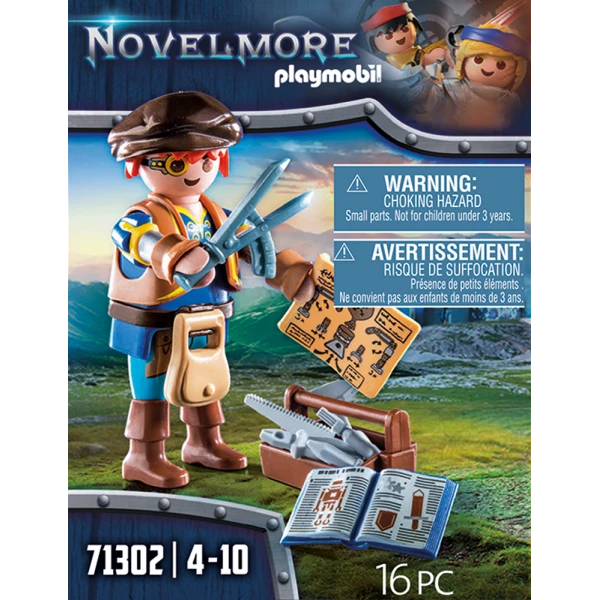 PLAYMOBIL NOVELMORE DARIO WITH HIS TOOLS