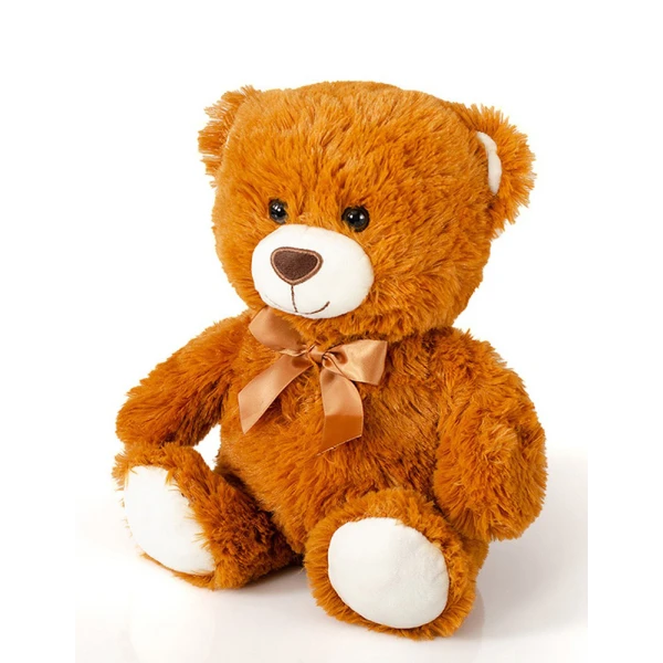 PLUSH SITTING BEAR 30 cm - 5 COLOURS