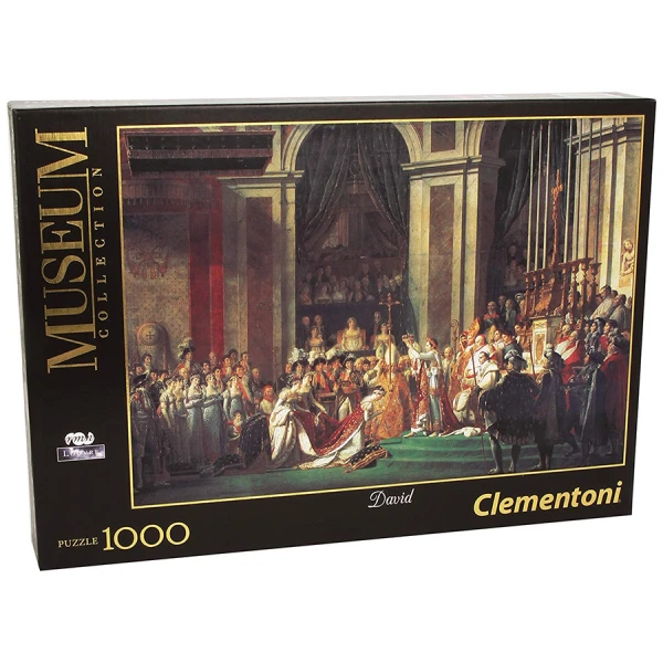 CLEMENTONI ΠΑΖΛ MUSEUM COLLECTION JACQUES-LOUIS DAVID: Η ΣΤΕΨΗ ΤΟΥ ΝΑΠΟΛΕΟΝΤΑ 1000 ΤΜΧ