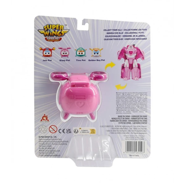 SUPER WINGS SUPER PET TRANSFORMING ROBOT - DIZZY PET