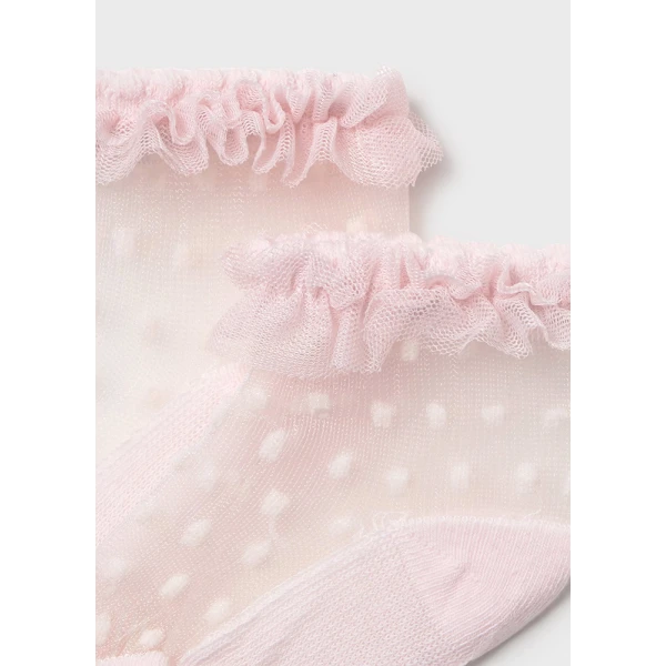  MAYORAL SOCKS PLUMETI BABY PINK