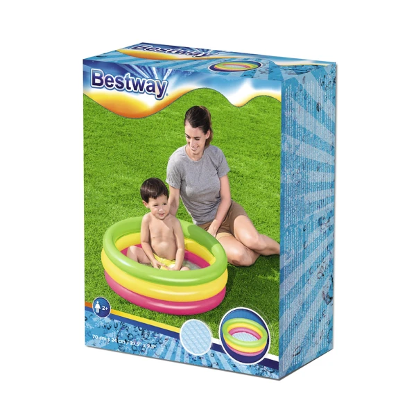 BESTWAY SUMMER TRI-COLOR SET POOL 70X24 cm 