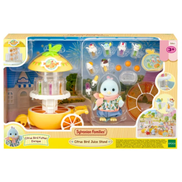 THE SYLVANIAN FAMILIES CITRUS BIRD JUICE STAND