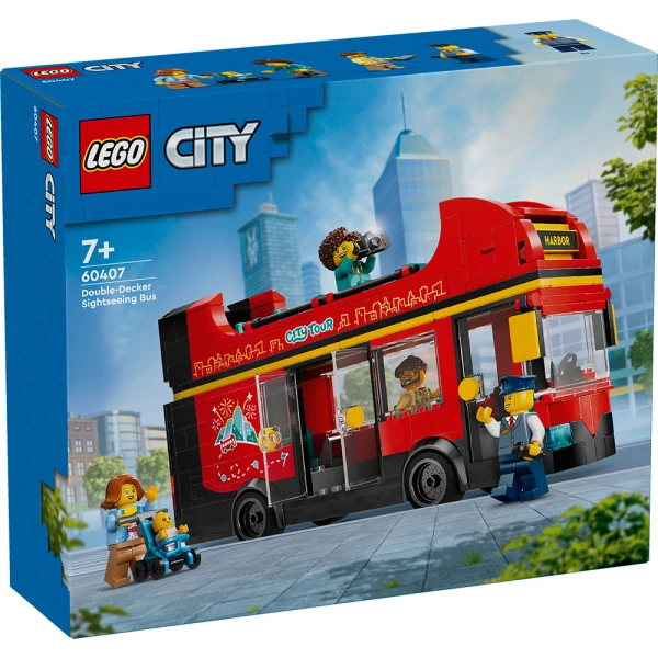 LEGO® CITY ΚΟΚΚΙΝΟ ΔΙΩΡΟΦΟ ΛΕΩΦΟΡΕΙΟ ΞΕΝΑΓΗΣΗΣ