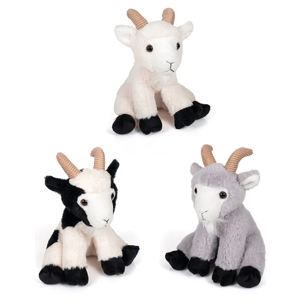 PLUSH MOUNTAIN GOAT 19 cm - 3 DESIGNS