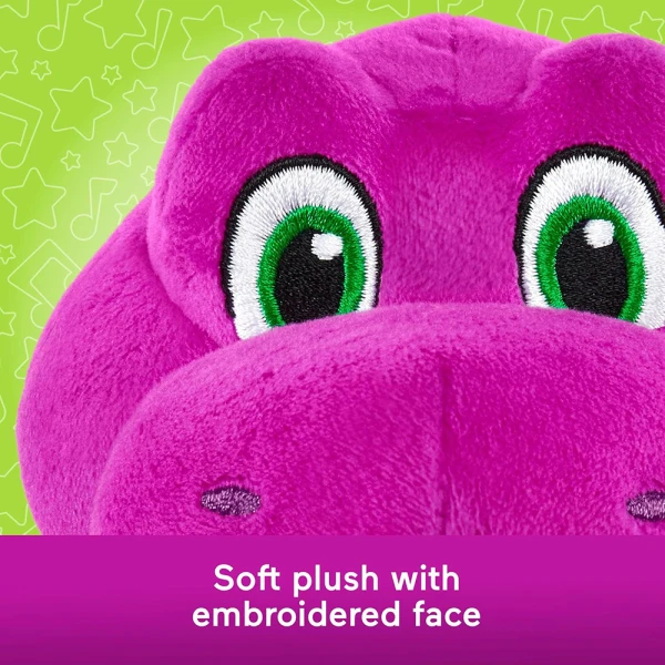 FISHER PRICE BARNEY\'S WORLD PLUSH 20 cm DINOSAUR PINK