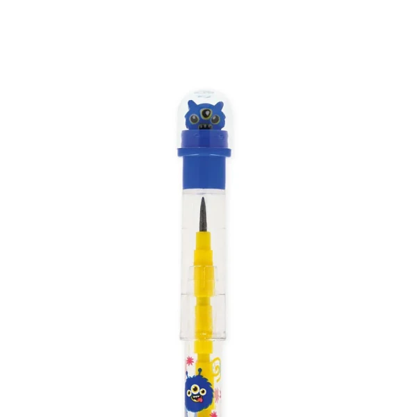 LEGAMI STACKABLE PENCIL WITH ERASER TAKE A TIP - MONSTER
