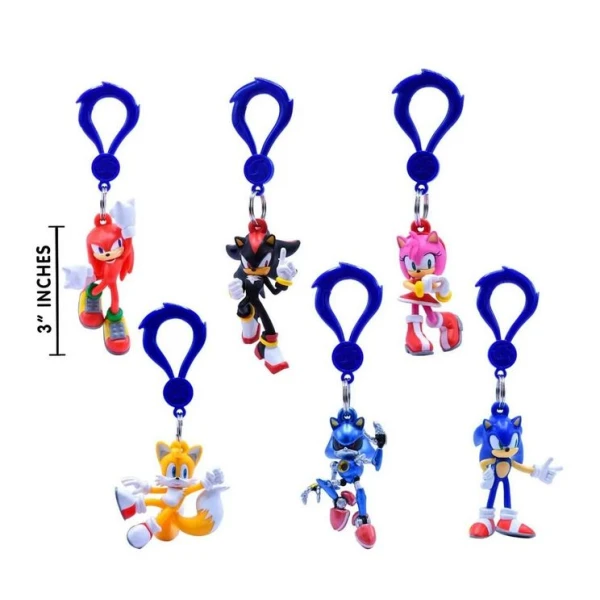 KEYCHAIN SONIC SERIES 3 - 6 DESIGNS