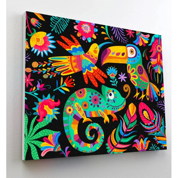 SPLAT PLANET DIAMOND PAINTING KIT ON FRAMED CANVAS 30X40 cm FIESTA FIESTA