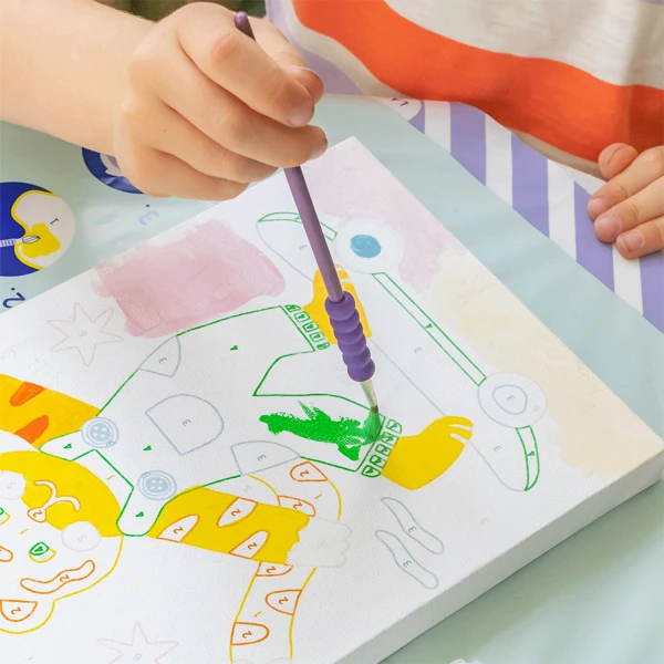 PETIT PINCEAU KIDS PAINT BY NUMBERS - TITI SKATE