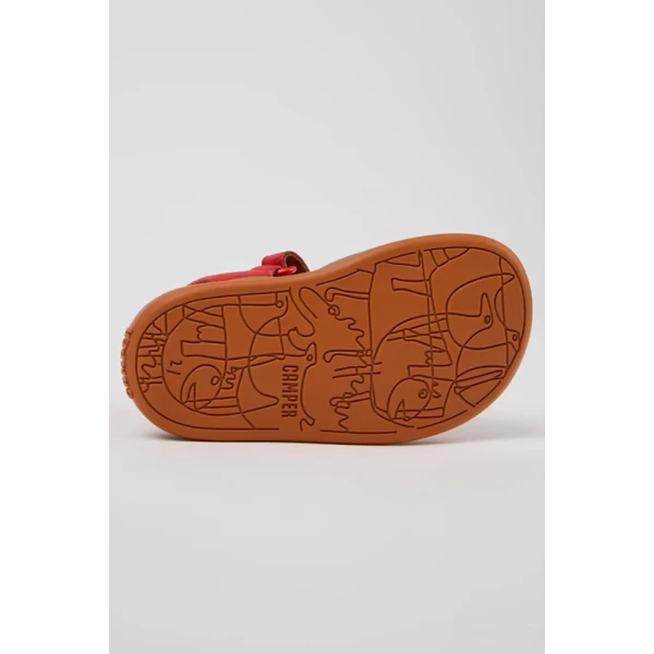 CAMPER KIDS SANDALS GIRL TWINS RUSTY RED