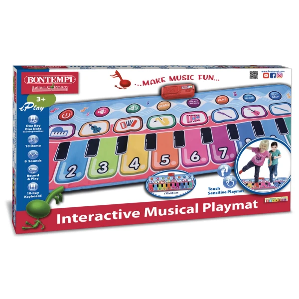 BONTEMPI INTERACTIVE MUSICAL PLAYMAT 130X48 cm