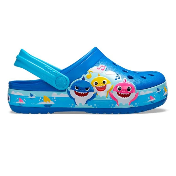 CROCS CROCSFL BABY SHARK BAND CLOG T BRIGHT COBALT