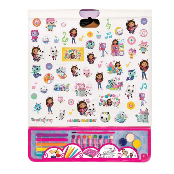 GIGA BLOCK ΣΕΤ ΖΩΓΡΑΦΙΚΗΣ DREAMWORKS GABBY\'S DOLLHOUSE 5 ΣΕ 1 ΓΙΑ 3+ ΧΡΟΝΩΝ