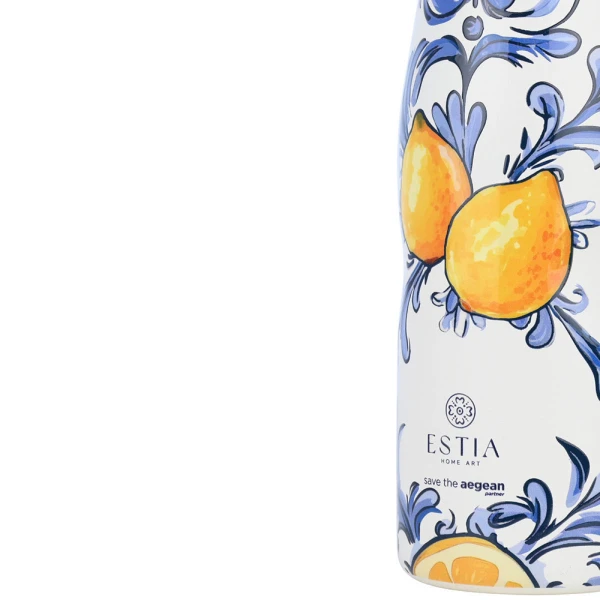 ESTIA HOME ART THERMAL TRAVEL FLASK 500ml - AMALFI COAST