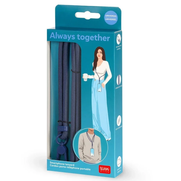 LEGAMI ALWAYS TOGETHER - ΚΟΡΔΟΝΙ ΓΙΑ SMARTPHONE - BLUEBERRY