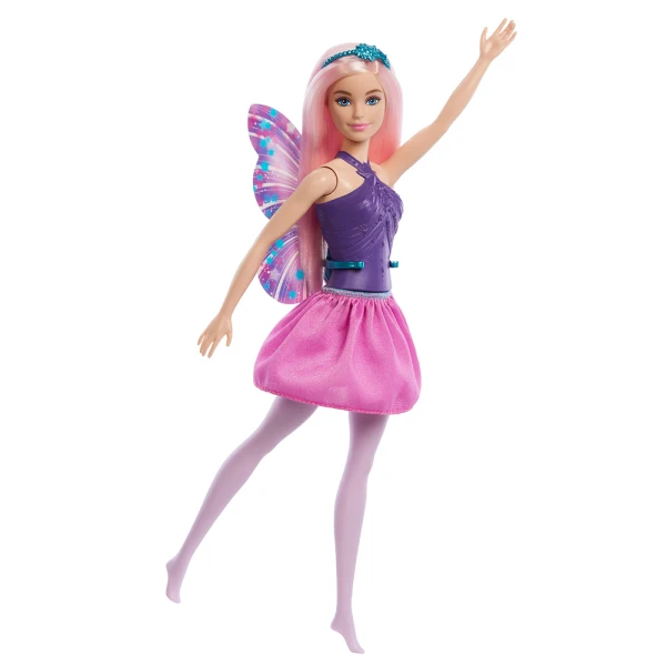 BARBIE ΚΟΥΚΛΑ ΝΕΡΑΪΔΑ ΜΠΑΛΑΡΙΝΑ ΜΩΒ ΦΤΕΡΑ