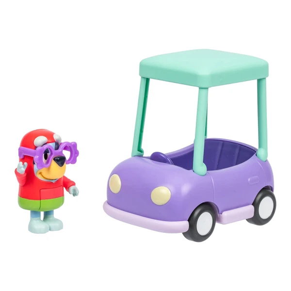 BLUEY S14 VEHICLE & FIGURE 6 cm - 3 DESIGNS