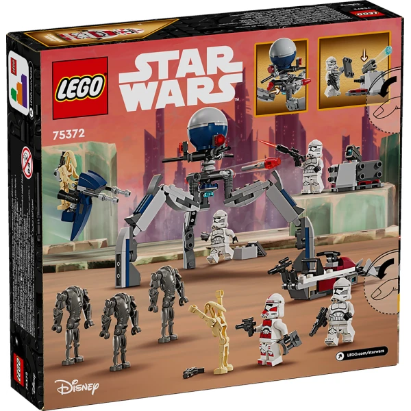 LEGO® STAR WARS™ ΠΑΚΕΤΟ ΜΑΧΗΣ ΜΕ ΣΤΡΑΤΙΩΤΕΣ ΚΛΩΝΟΥΣ™ & ΑΝΔΡΟΕΙΔΗ ΜΑΧΗΣ™