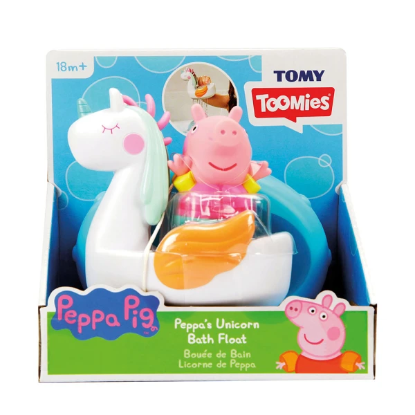 TOMY TOOMIES ΒΡΕΦΙΚΟ ΠΑΙΧΝΙΔΙ ΦΟΥΣΚΩΤΑ ΣΩΣΙΒΙΑ PEPPA PIG - 2 ΣΧΕΔΙΑ