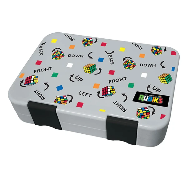 ΦΑΓΗΤΟΔΟΧΕΙΟ TRITAN ΜΕ 4 ΧΩΡΙΣΜΑΤΑ RUBIKS