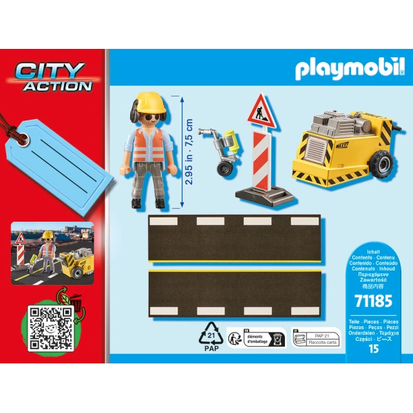 PLAYMOBIL CITY ACTION GIFT SET ΟΔΙΚΑ ΕΡΓΑ