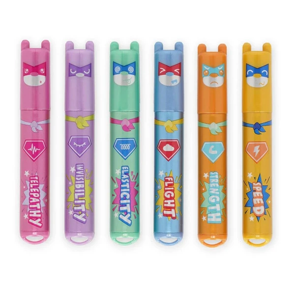 LEGAMI SET 6 MINI HIGHLIGHTERS - TEDDY\'S SUPERPOWER