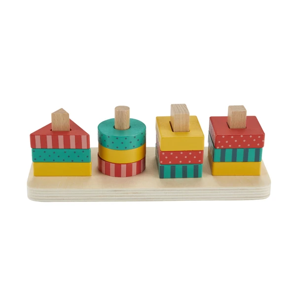 FISHER PRICE ΞΥΛΙΝΟ ΠΑΙΧΝΙΔΙ ΔΡΑΣΤΗΡΙΟΤΗΤΩΝ STACK & SORT SHAPES
