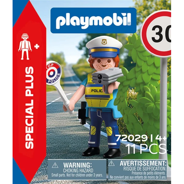 PLAYMOBIL SPECIAL PLUS ΑΣΤΥΝΟΜΙΚΟΣ ΜΕ ΡΑΝΤΑΡ ΤΑΧΥΤΗΤΑΣ
