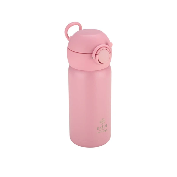 ESTIA HOME ART KIDS THERMAL TRAVEL WONDER BOTTLE 350ml - CANDY PINK