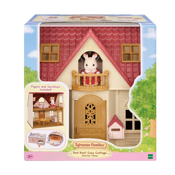THE SYLVANIAN FAMILIES RED ROOF COSY COTTAGE