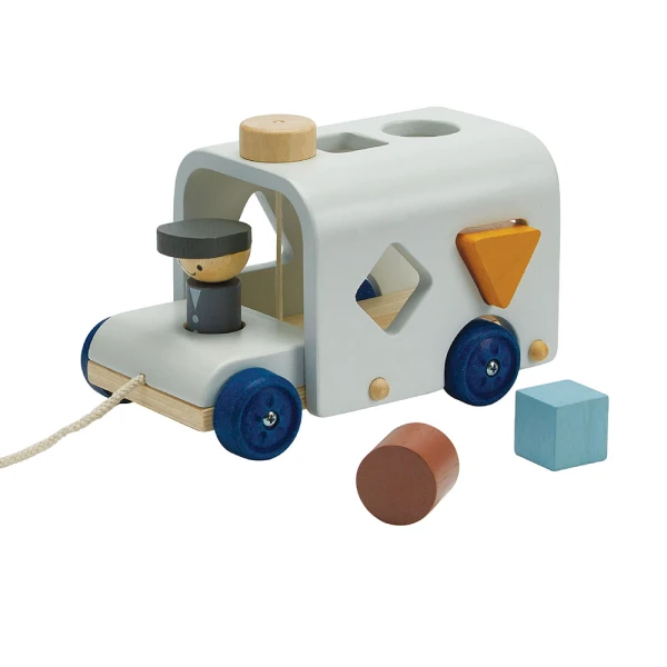 PLAN TOYS ΞΥΛΙΝΟ ΛΕΩΦΟΡΕΙΟ ΤΑΞΙΝΟΜΗΣΗΣ
