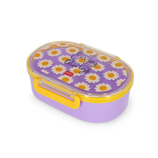 LEGAMI LUNCH BOX 500ml WITH 2 COMPARTMENTS - DAISY