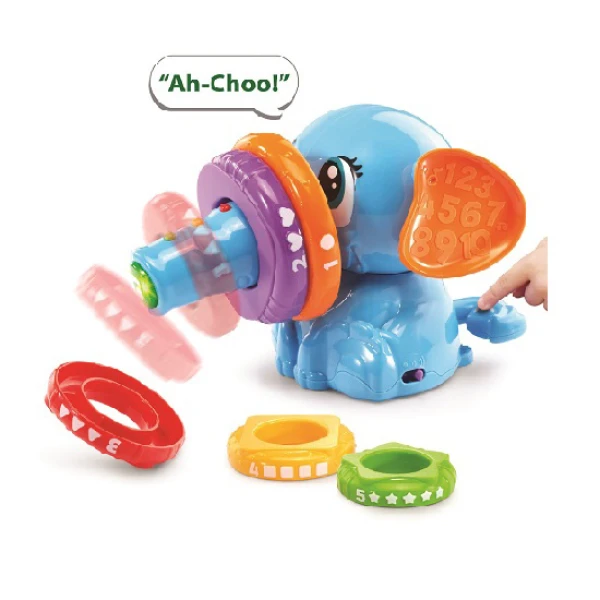 V-TECH ELEPHANT PLAY AND DISCOVER BLUE