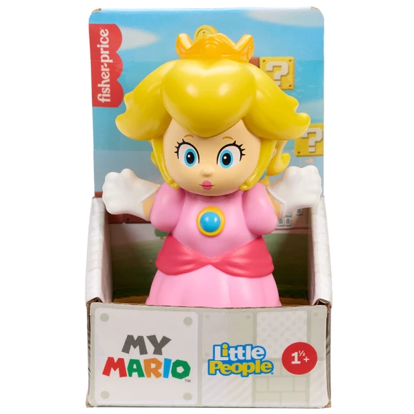 FISHER PRICE LITTLE PEOPLE  SUPER MARIO FIGURE PRINCESS PEACH