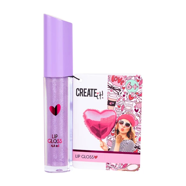 CREATE IT! LOVE ΠΑΙΔΙΚΟ LIP GLOSS STICK ΜΕ ΚΑΡΔΙΑ - ΛΙΛΑ
