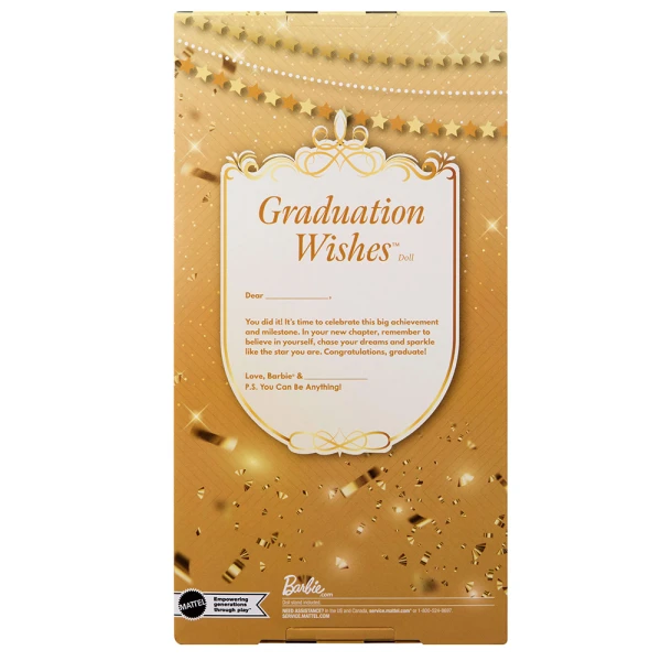 BARBIE SIGNATURE DOLL GRADUATION WISHES