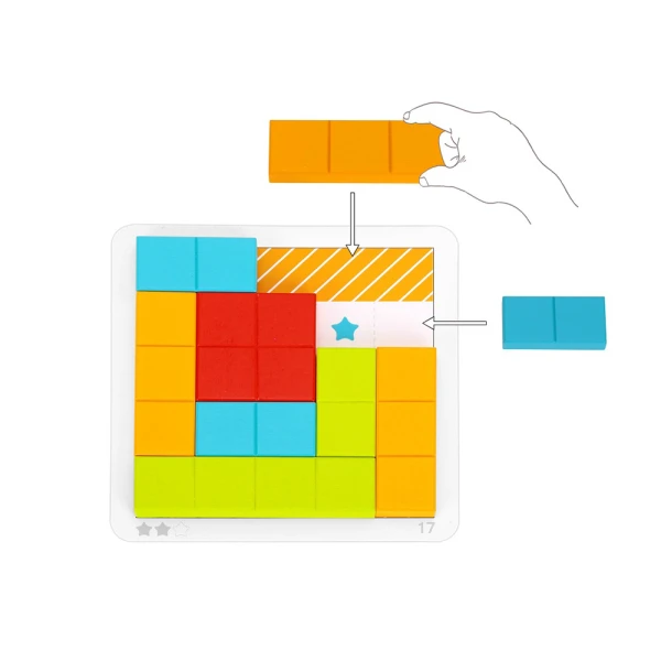 WOODEN LOGIC GAME WITH SHAPES