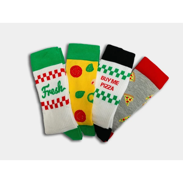 BOXT SOCKS UNISEX ΚΑΛΤΣΕΣ Νο 39-44 PIZZA SOCKS