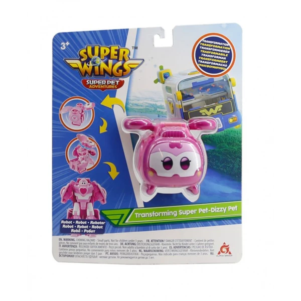 SUPER WINGS SUPER PET TRANSFORMING ROBOT - DIZZY PET